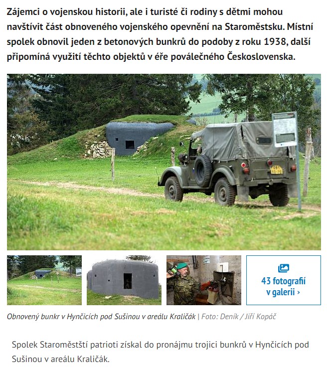 Bunkry pod Králičákem oživili nadšenci. Podívejte se dovnitř